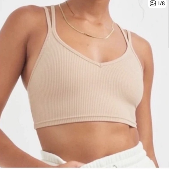 For Love & Lemons Eva Ribbed Crop Top NWT XS - Picture 1 of 1